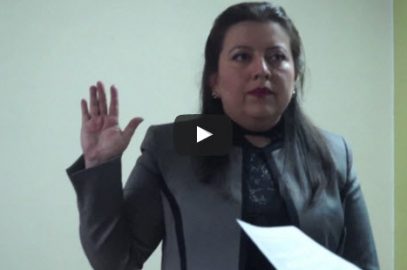 Juramentación de Lucia Dubón en el cargo de Presidenta 2016-2018