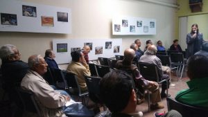 Asistentes a la Asamblea del mes de octubre y la actuaria Carmen de González