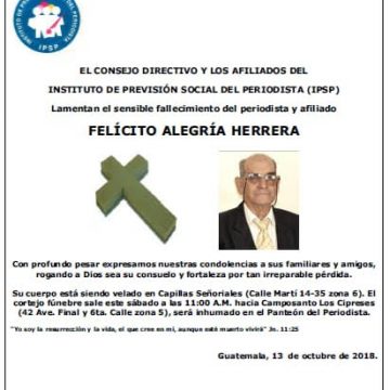 (+) Felícito Alegría Herrera (13-oct-2018)