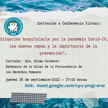 Conferencia: «Situación hospitalaria por la pandemia Covid-19»